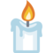 Candle emoji on Facebook